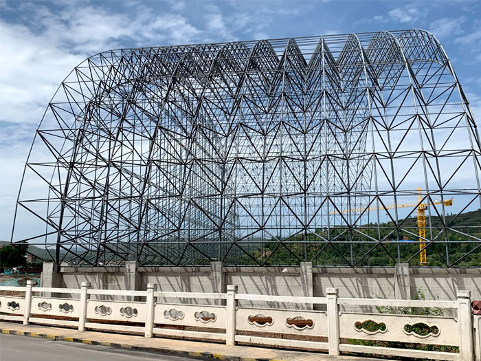 黄海山寨矿储煤棚网架