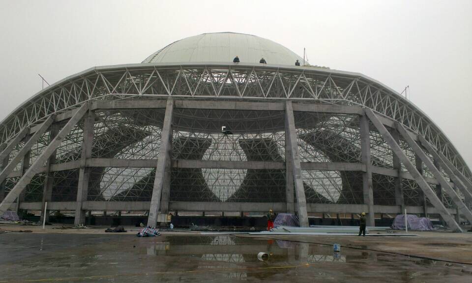 黄海温泉馆网架工程